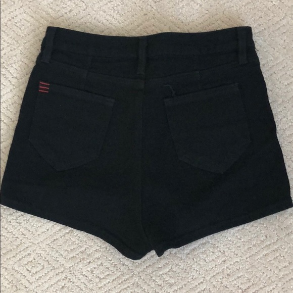 Urban outfitters black high rise denim shorts - Picture 2 of 2